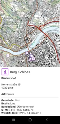 Austrian Map mobile android App screenshot 4